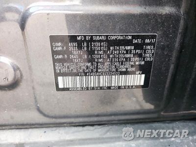 Zdjęcie 14 z 14 samochodu: 2018 SUBARU OUTBACK 2.5I LIMITED VIN:4S4BSANC9J3224522 - miniatura