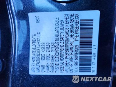 Zdjęcie 13 z 13 samochodu: 2026 HONDA CIVIC SPORT VIN:19XFL4H87TE012029 - miniatura