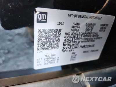 Zdjęcie 13 z 13 samochodu: 2022 CADILLAC ESCALADE ESV LUXURY VIN:1GYS4JKL7NR133815 - miniatura