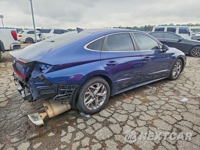 Trzecie zdjęcie samochodu z tyłu: 2021 HYUNDAI SONATA SEL VIN:5NPEL4JA7MH095659 - miniatura