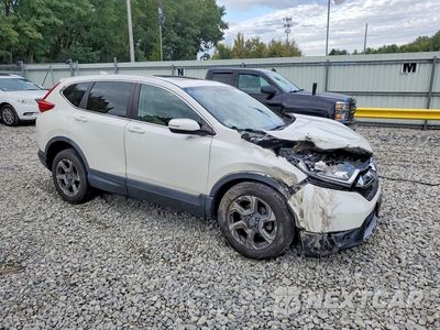 Czwarte zdjęcie samochodu z boku: 2017 HONDA CR-V EXL VIN:5J6RW2H84HL002950 - miniatura