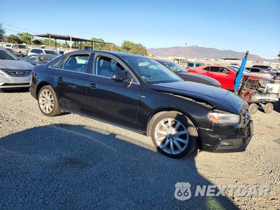 Czwarte zdjęcie samochodu z boku: 2014 AUDI A4 PREMIUM VIN:WAUAFAFL7EN022787 - miniatura