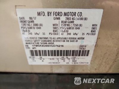 Zdjęcie 14 z 14 samochodu: 2017 FORD EXPLORER XLT VIN:1FM5K8D88HGD76216 - miniatura