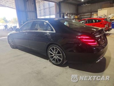 Drugie zdjęcie samochodu z przodu: 2019 MERCEDES-BENZ S 560 4MATIC VIN:WDDUG8GB4KA464656 - miniatura