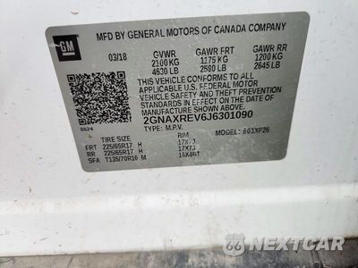 Zdjęcie 13 z 13 samochodu: 2018 CHEVROLET EQUINOX LS VIN:2GNAXREV6J6301090 - miniatura