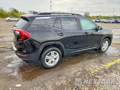 Trzecie zdjęcie samochodu z tyłu: 2022 GMC TERRAIN SLE VIN:3GKALMEV7NL202243 - miniatura