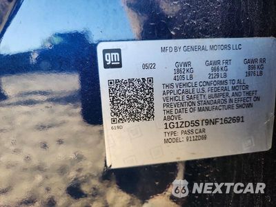 Zdjęcie 12 z 12 samochodu: 2022 CHEVROLET MALIBU LT VIN:1G1ZD5ST9NF162691 - miniatura
