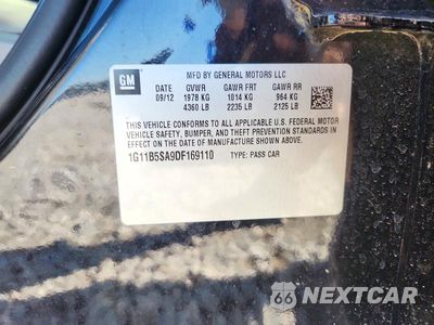 Zdjęcie 13 z 13 samochodu: 2013 CHEVROLET MALIBU LS VIN:1G11B5SA9DF169110 - miniatura