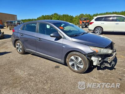 Czwarte zdjęcie samochodu z boku: 2017 HYUNDAI IONIQ SEL VIN:KMHC75LC7HU045738 - miniatura