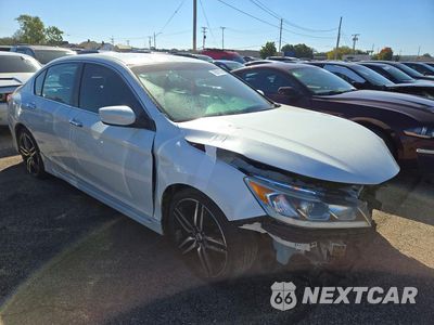Czwarte zdjęcie samochodu z boku: 2017 HONDA ACCORD SPORT SPECIAL EDITION VIN:1HGCR2F15HA226864 - miniatura