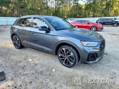 Czwarte zdjęcie samochodu z boku: 2023 AUDI SQ5 PRESTIGE VIN:WA1C4AFYXP2072627 - miniatura