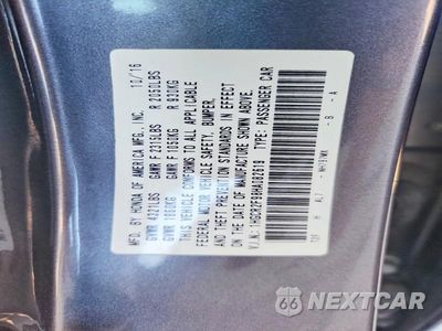 Zdjęcie 13 z 13 samochodu: 2017 HONDA ACCORD EXL VIN:1HGCR2F98HA082619 - miniatura
