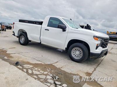 Czwarte zdjęcie samochodu z boku: 2022 CHEVROLET SILVERADO C1500 VIN:3GCNAAED0NG564156 - miniatura
