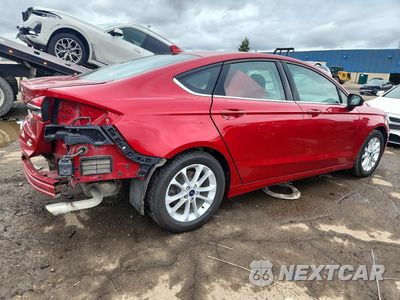 Trzecie zdjęcie samochodu z tyłu: 2020 FORD FUSION SE VIN:3FA6P0HD2LR165510 - miniatura