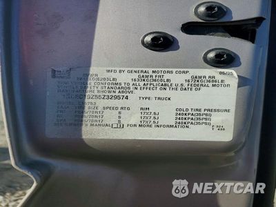 Zdjęcie 12 z 12 samochodu: 2005 CHEVROLET SILVERADO C1500 VIN:1GCEC19Z55Z329574 - miniatura