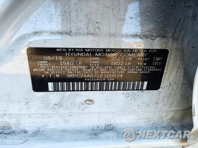 Zdjęcie 12 z 12 samochodu: 2020 HYUNDAI ACCENT SE VIN:3KPC24A67LE100674 - miniatura