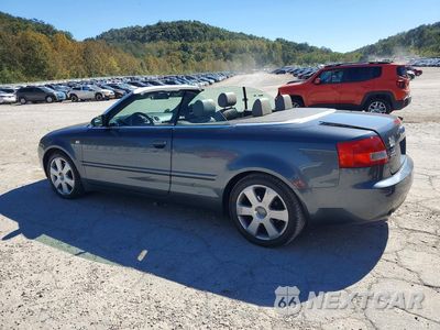 Drugie zdjęcie samochodu z przodu: 2003 AUDI A4 3.0 CABRIOLET VIN:WAUAT48H53K026399 - miniatura