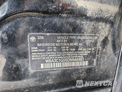 Zdjęcie 12 z 12 samochodu: 2013 BMW 328 I SULEV VIN:WBA3C1G55DNR46483 - miniatura