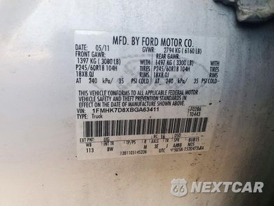 Zdjęcie 13 z 13 samochodu: 2011 FORD EXPLORER XLT VIN:1FMHK7D8XBGA63411 - miniatura