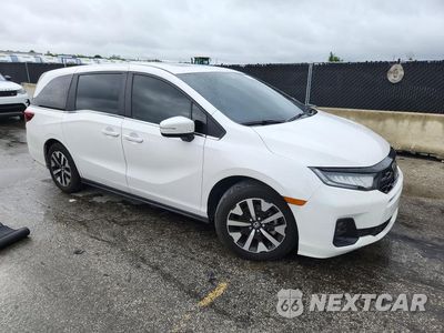 Czwarte zdjęcie samochodu z boku: 2025 HONDA ODYSSEY EXL VIN:5FNRL6H67SB059089 - miniatura
