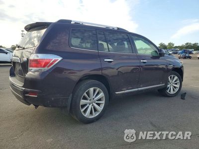 Trzecie zdjęcie samochodu z tyłu: 2012 TOYOTA HIGHLANDER HYBRID LIMITED VIN:JTEDC3EH0C2008497 - miniatura