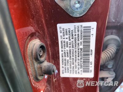 Zdjęcie 12 z 12 samochodu: 2020 HONDA CIVIC EXL VIN:19XFC1F76LE012340 - miniatura