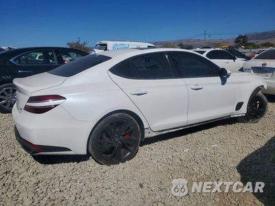 Trzecie zdjęcie samochodu z tyłu: 2022 GENESIS G70 3.3T STANDARD VIN:KMTG54TE9NU096551 - miniatura