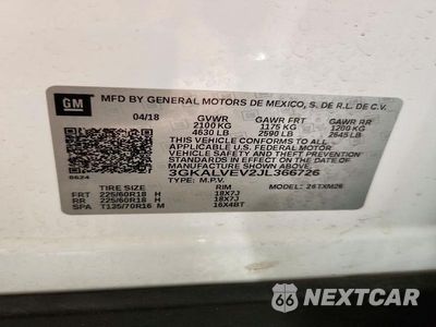 Zdjęcie 13 z 13 samochodu: 2018 GMC TERRAIN SLT VIN:3GKALVEV2JL366726 - miniatura