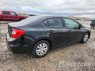 Trzecie zdjęcie samochodu z tyłu: 2012 HONDA CIVIC LX VIN:2HGFB2F55CH308978 - miniatura