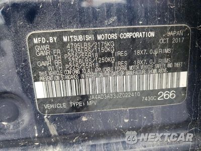 Zdjęcie 13 z 13 samochodu: 2018 MITSUBISHI OUTLANDER SE VIN:JA4AD3A33JZ022410 - miniatura