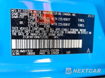 Zdjęcie 14 z 14 samochodu: 2021 TOYOTA RAV4 LE VIN:2T3H1RFV8MW131282 - miniatura