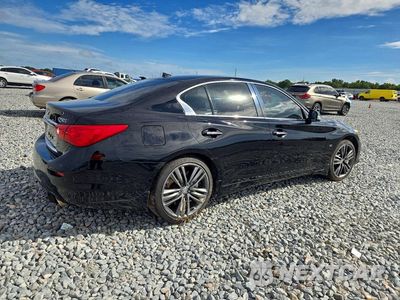 Trzecie zdjęcie samochodu z tyłu: 2014 INFINITI Q50 SPORT VIN:JN1BV7AR3EM703191 - miniatura