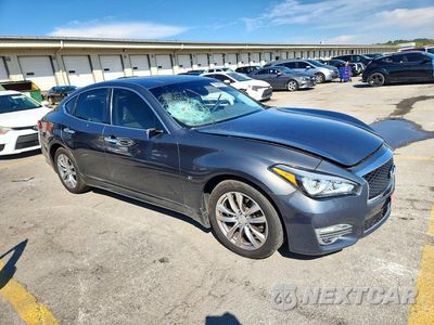Czwarte zdjęcie samochodu z boku: 2015 INFINITI Q70 3.7 VIN:JN1BY1APXFM542469 - miniatura