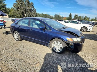 Czwarte zdjęcie samochodu z boku: 2008 HONDA CIVIC LX VIN:1HGFA16588L094673 - miniatura