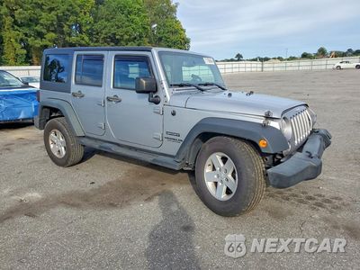 Czwarte zdjęcie samochodu z boku: 2015 JEEP WRANGLER UNLIMITED SPORT VIN:1C4BJWDGXFL551186 - miniatura