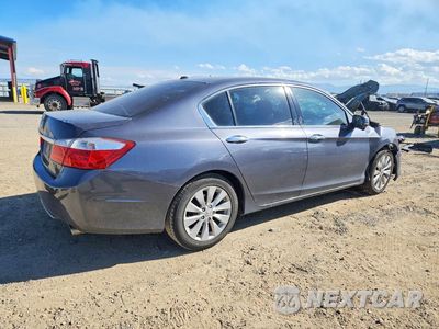 Trzecie zdjęcie samochodu z tyłu: 2013 HONDA ACCORD EXL VIN:1HGCR3F8XDA033283 - miniatura