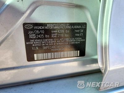 Zdjęcie 12 z 12 samochodu: 2011 HYUNDAI SONATA LIMITED VIN:5NPEC4AC5BH010090 - miniatura