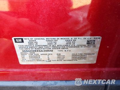 Zdjęcie 13 z 13 samochodu: 2018 CHEVROLET EQUINOX PREMIER VIN:3GNAXWEX0JL343542 - miniatura