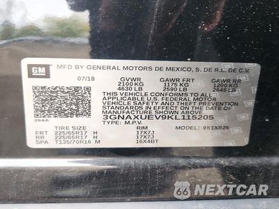 Zdjęcie 13 z 13 samochodu: 2019 CHEVROLET EQUINOX LT VIN:3GNAXUEV9KL115205 - miniatura