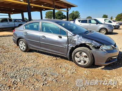 Czwarte zdjęcie samochodu z boku: 2013 HONDA CIVIC LX VIN:19XFB2F53DE048611 - miniatura