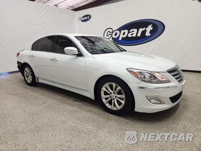 Czwarte zdjęcie samochodu z boku: 2012 HYUNDAI GENESIS 3.8L VIN:KMHGC4DD9CU186253 - miniatura