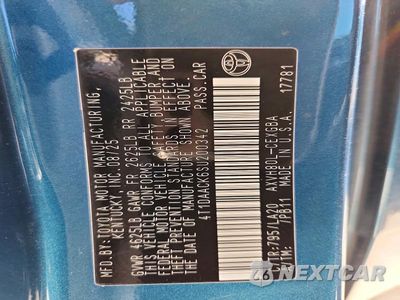 Zdjęcie 12 z 12 samochodu: 2025 TOYOTA CAMRY XLE VIN:4T1DAACK6SU200342 - miniatura