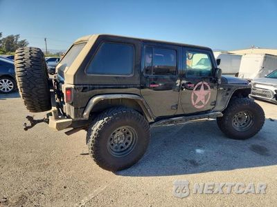 Trzecie zdjęcie samochodu z tyłu: 2008 JEEP WRANGLER UNLIMITED X VIN:1J4GB391X8L513637 - miniatura