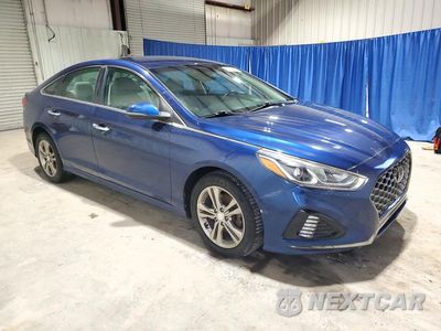 Czwarte zdjęcie samochodu z boku: 2019 HYUNDAI SONATA SEL VIN:5NPE34AF6KH785184 - miniatura