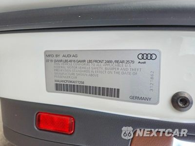 Zdjęcie 12 z 12 samochodu: 2019 AUDI A5 PREMIUM VIN:WAUANCF59KA077258 - miniatura