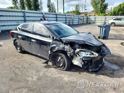 Czwarte zdjęcie samochodu z boku: 2019 NISSAN SENTRA S VIN:3N1AB7AP6KY312869 - miniatura