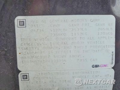 Zdjęcie 12 z 12 samochodu: 1994 CHEVROLET CAPRICE CLASSIC LS VIN:1G1BN52W1RR198954 - miniatura
