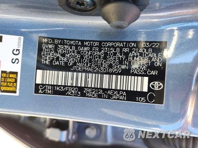 Zdjęcie 12 z 12 samochodu: 2022 TOYOTA COROLLA LE VIN:JTDEPMAE2N3018959 - miniatura