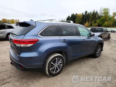 Trzecie zdjęcie samochodu z tyłu: 2018 TOYOTA HIGHLANDER XLE VIN:5TDJZRFH4JS821905 - miniatura
