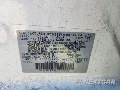 Zdjęcie 12 z 12 samochodu: 2016 NISSAN VERSA 1.6 S VIN:3N1CN7AP5GL917115 - miniatura